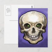 Schädel Postkarte (Vorne/Hinten)