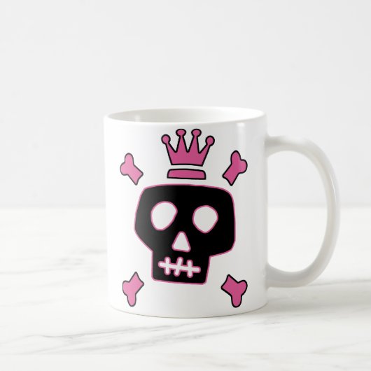 Schädel-Prinzessin Kaffeetasse (Rechts)