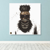 Schädel-Punk-Hipster G-Skulls Leinwanddruck (Insitu (Holzboden))