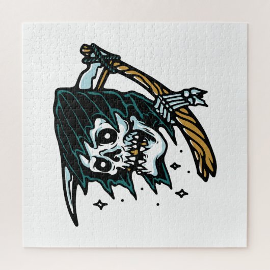 Schädel Puzzle (Vertikal)