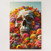 Schädel Puzzle (Vertikal)