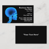 Schädel-Röntgenstrahl Visitenkarte (Vorne/Hinten)