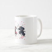 Schädel-Samurai-Duell Kaffeetasse (VorderseiteRechts)