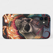 Schädel + Schlange Case-Mate iPhone Hülle (Rückseite (Horizontal))