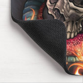 Schädel + Schlange Mousepad (Ecke)