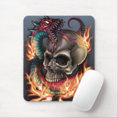 Schädel + Schlange Mousepad (Mit Mouse)