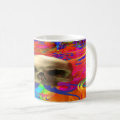 Schädel Schmetterling in Farbe Kaffeetasse (VorderseiteRechts)