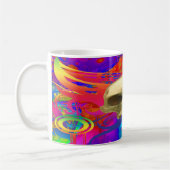 Schädel Schmetterling in Farbe Kaffeetasse (Links)