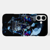 Schädel-Schmuck Case-Mate iPhone Hülle (Rückseite (Horizontal))