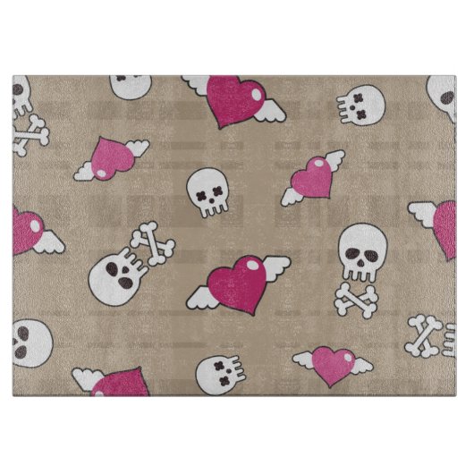 Schädel Schneidebrett (Vorderseite)