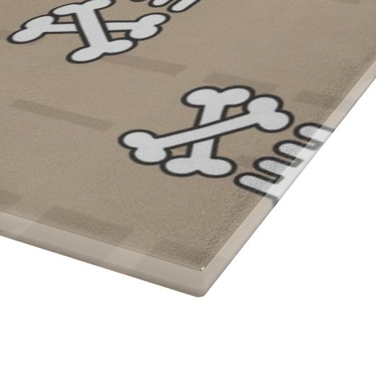 Schädel Schneidebrett (Ecke)