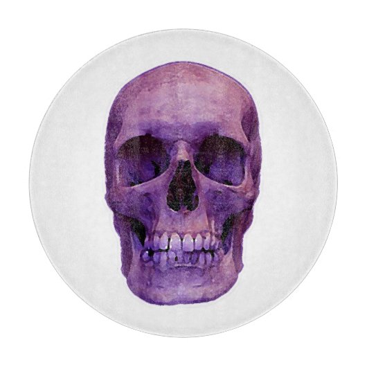 Schädel Schneidebrett (Vorderseite)