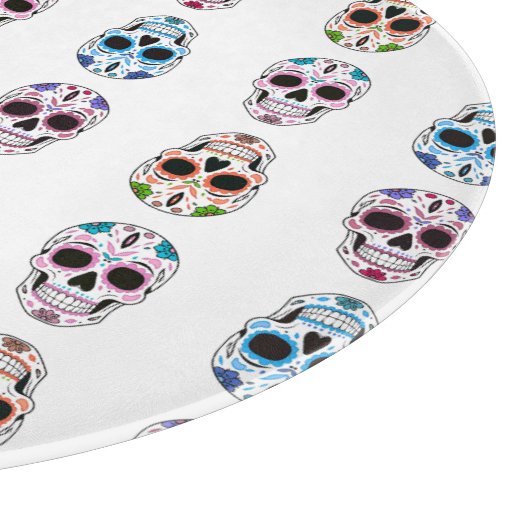 Schädel Schneidebrett (Ecke)