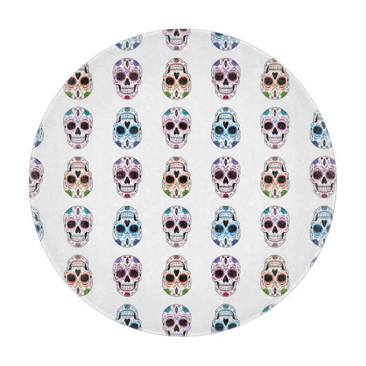 Schädel Schneidebrett (Vorderseite)