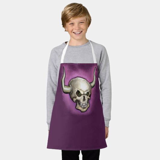 Schädel Schürze (Getragen)