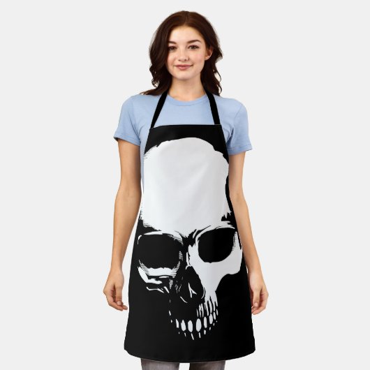 Schädel Schürze (Getragen)