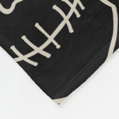 Schädel - Schwarz-Bein-Weiß Fleecedecke (Ecke)