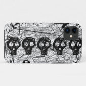 Schädel-Schwarz-Kratzer iPhone 5 Case-Mate-Fall Case-Mate iPhone Hülle (Rückseite (Horizontal))