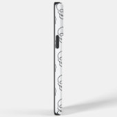 Schädel - Schwarz und Weiß Case-Mate iPhone Hülle (Rückseite / Rechts)