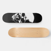 Schädel-Schwarzes Skateboard (Horizontal)