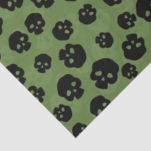 Schädel Seidenpapier (Ausschnitt)
