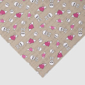 Schädel Seidenpapier (Ausschnitt)