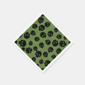 Schädel Serviette (Ecke)