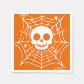 Schädel Serviette (Vorderseite)