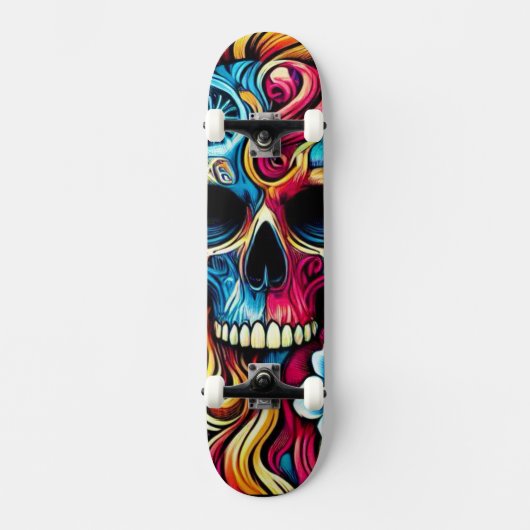 Schädel Skateboard (Vorderseite)