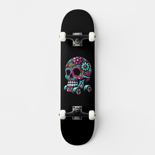 Schädel Skateboard (Vorderseite)