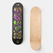 Schädel Skateboard (Vorderseite)