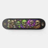 Schädel Skateboard (Horizontal)
