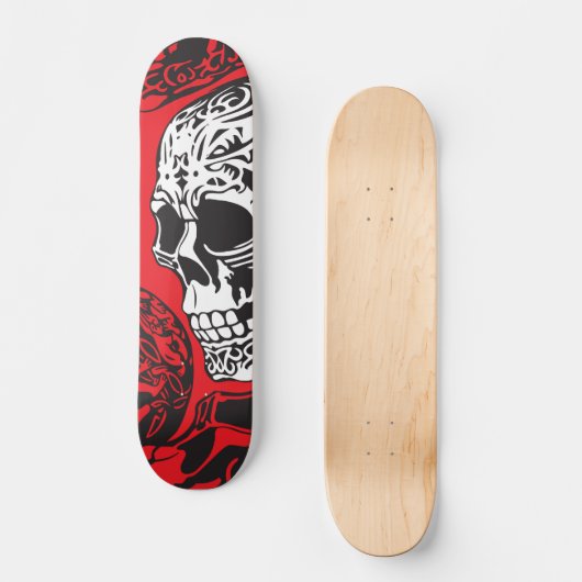 Schädel Skateboard (Vorderseite)