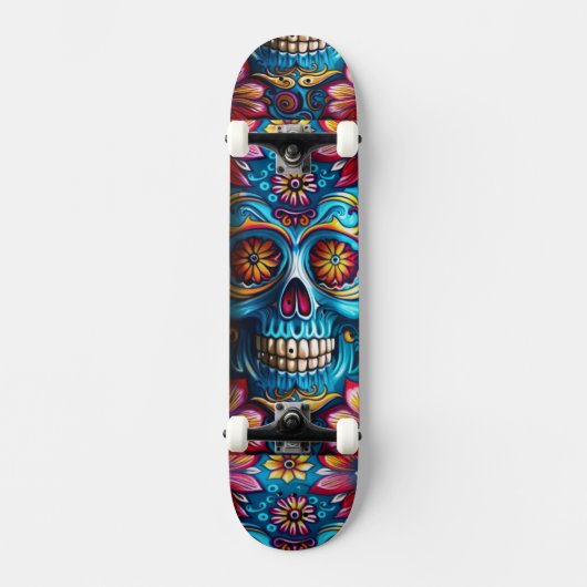Schädel Skateboard (Vorderseite)
