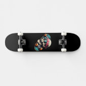 Schädel Skateboard (Horizontal)
