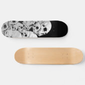 Schädel-Skateboard Skateboard (Horizontal)
