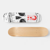 Schädel-Skateboard Skateboard (Horizontal)