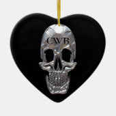 Schädel-solider Geist Keramikornament (Vorne)