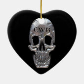 Schädel-solider Geist Keramikornament (Hinten)