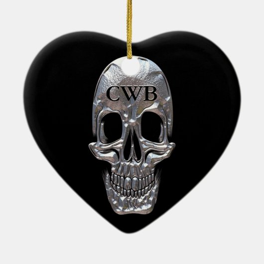 Schädel-solider Geist Keramikornament (Hinten)