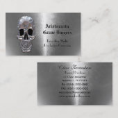 Schädel-solider Geist-Schädel beruflich Visitenkarte (Vorne/Hinten)