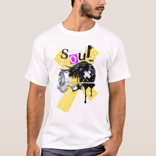 Schädel "Soul X" - T - Shirt (Vorderseite)