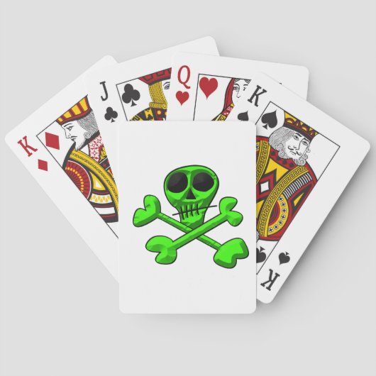 Schädel Spielkarten (Rückseite)