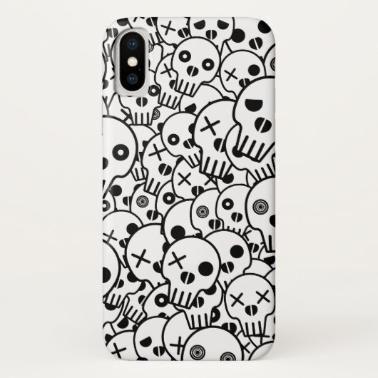 Schädel-Stapel Case-Mate iPhone Hülle (Rückseite)