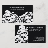 Schädel-Stapel-Visitenkarten Visitenkarte (Vorne/Hinten)