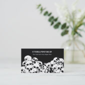 Schädel-Stapel-Visitenkarten Visitenkarte (Stehend Vorderseite)