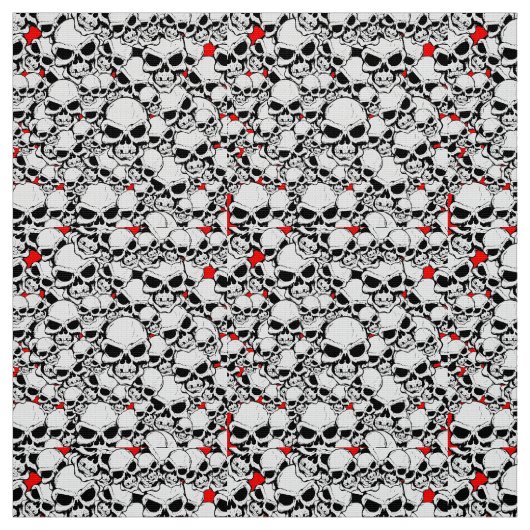 SCHÄDEL! STOFF (Muster)