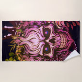 Schädel Strandtuch (Vorderseite)