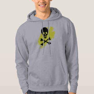 Schädel-Strickjacke Hoodie