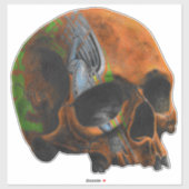 Schädel Supra Aufkleber (Blatt)